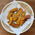 hadukisann's cooksnap of when they made 子供が大好きな1品☆カボチャの揚げ焼き☆.