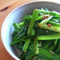 ちーまぐ's cooksnap of when they made お酒のおつまみに！ニラのピリ辛中華和え.