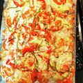 こうちえ's cooksnap of when they made ふんわり柔らか♪鶏胸肉でお肉ピザ.