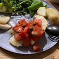 Amerixx's cooksnap of when they made タラのソテー、トマトケッパーソース.