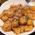 とらおマミー's cooksnap of when they made おうち居酒屋。厚揚げと山芋のコロコロ焼き.