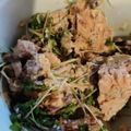 みきてぃぬん's cooksnap of when they made 頭髪ケア★サバ缶とスプラウトの和え物.