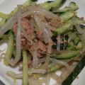 ヨシヨッシー's cooksnap of when they made きゅうりともやしのツナ和え.