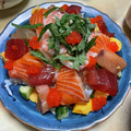 ＊Kyon＊'s cooksnap of when they made ひな祭りにも♪簡単 漬けで海鮮ちらし寿司.
