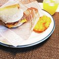 殿のお嫁さん's cooksnap of when they made 朝マックのソーセージエッグマフィン再現☆.