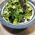 願いを叶える's cooksnap of when they made 苦くない！春菊と海苔のサラダ.