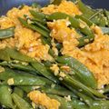 やよい・M's cooksnap of when they made スナップエンドウと卵の炒め物.