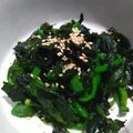ちーまぐ's cooksnap of when they made ワカメとピーマンのゴマ油炒め〜5分お菜.