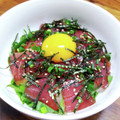 YCHキッチン's cooksnap of when they made 秒速で完食！極旨まぐろ漬け丼（まぐろ丼）.
