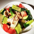 にしあまね's cooksnap of when they made やみつき☆豚しゃぶと叩き胡瓜の中華サラダ.