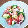 ペキのリリー's cooksnap of when they made 夏野菜とタコの中華マリネ.
