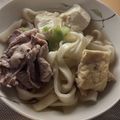picachi's cooksnap of when they made お鍋うどん 【豚バラ・豆腐・ねぎ】.