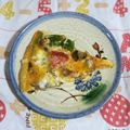 mmameco's cooksnap of when they made 胡椒香るトマト、ピーマン、舞茸のオムレツ.