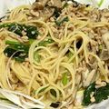 櫻井文幸小隊長's cooksnap of when they made 和パスタ～牛そぼろ～.