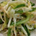 tsmitaka's cooksnap of when they made 作り置き◆もやしとキュウリの簡単ナムル.