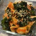 みそな☆'s cooksnap of when they made わかめとキムチの海苔ナムル.