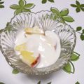 ジョングレ's cooksnap of when they made 皮付きりんごヨーグルト.