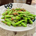 Superlittleboo's cooksnap of when they made 超簡単！スナップエンドウのおかか和え♡.
