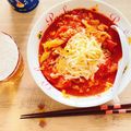一番星寿美次郎's cooksnap of when they made 激旨！チーズで！　トマたまカレーうどん.
