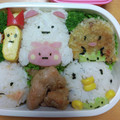 えみママ台所's cooksnap of when they made 簡単キャラ弁♡すみっコぐらしのしろくま.