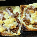 ★なみ☆'s cooksnap of when they made ネバネバ納豆・油揚げおつまみピザ.
