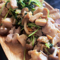 kii_taro's cooksnap of when they made 鶏肉とエリンギ、豆苗のニンニクマヨ炒め.
