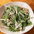 ミカティ★'s cooksnap of when they made 水菜とカニカマのゴママヨあえ.