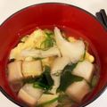 さなぽｎ's cooksnap of when they made 白だしで！絹さや・豆腐・卵のお吸い物♥️.