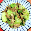 きゃんでぃ×2's cooksnap of when they made ～舞茸とレタスをサッとバター醤油で～.