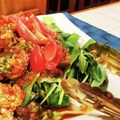 ダッフィーニーうに's cooksnap of when they made ワンプレート★チキンフライサルサ丼.