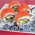 ルチアーノ★★★'s cooksnap of when they made アボカドとカニdeカリフォルニアロール.