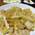 キジ白's cooksnap of when they made 春の一品♪ 豚肉と筍のピリ辛味噌炒め.