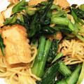 ゆるべジharu's cooksnap of when they made 厚揚げと小松菜のピリ辛焼きそば.