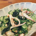 あっちゃんキッチン♪'s cooksnap of when they made イカときゅうりの酢味噌和え.