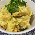 Faiza's cooksnap of when they made さつま芋とクリチのサラダ★おやつカフェ風.