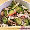 ももももんが☆'s cooksnap of when they made きゅうりとちくわの酢の物.