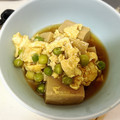 aaikoo's cooksnap of when they made ふんわり高野豆腐とエンドウ豆の卵とじ.