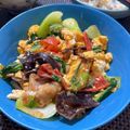 ふらふらおやじ's cooksnap of when they made トマ卵中華炒め（青梗菜と鶏もも肉入り）.