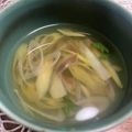 蜂蜜きなこ's cooksnap of when they made 簡単☆玉葱と茗荷の優しい洋風香味スープ.