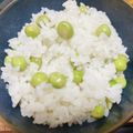 あんまかろん☆'s cooksnap of when they made えんどう豆ごはん.