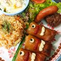 くまえる's cooksnap of when they made こどもの日にピッタリ！鯉のぼり春巻き.