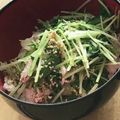 ★なみ☆'s cooksnap of when they made 水菜と豚しゃぶのごまだれ豆乳そうめん.