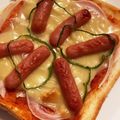 ☆ドキンちゃん☆”'s cooksnap of when they made 朝食やお昼ごはんに♪食パンでピザトースト.