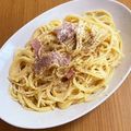 バンビーノ☆'s cooksnap of when they made 簡単＊ヘルシー＊豆乳カルボナーラ.