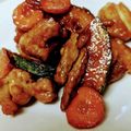 ミセスＡ's cooksnap of when they made 南瓜とゴボウの鶏甘酢〜酢豚風.