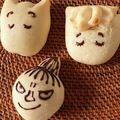 ゆかちゃん♡'s cooksnap of when they made ムーミンとフローレンのチョコパン.