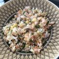 まれ子's cooksnap of when they made 我が家の炒飯❤鮭フレーク炒飯.