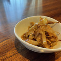 memecoco's cooksnap of when they made うどの皮のきんぴら.
