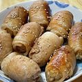 ★なみ☆'s cooksnap of when they made 焼肉のタレで肉巻きおにぎり！簡単美味しい.