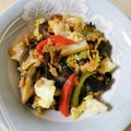 干芋くん's cooksnap of when they made 豚ひき肉と茄子とキャベツの胡麻ダレ炒め.